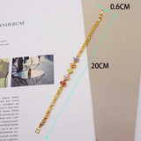 Peach Crystal Zircon Bracelet Jewelry - Fantastic Wristlet Trinket