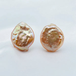 Baroque Pearl Silver Earrings