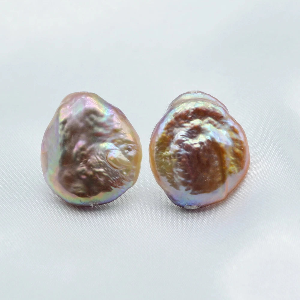 Baroque Pearl Silver Earrings