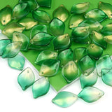 Colorful Petals Shape Lampwork Glass Beads for DIY Accessories