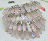 Pink Raw Crystal Witch Halloween Crown Hairband