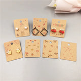 Colorful Earrings Display Cards 100Pcs