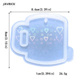 Colorful Resin Mold Keychain Silicone Molds Cup Pendant