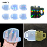 Colorful Resin Mold Keychain Silicone Molds Cup Pendant