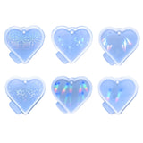 Heart Resin Mould, Pendant Mold for DIY Jewelry Making, Silicone Keychain Mold