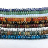 Colorful Rondelle Stone Beads Spacer 6x10mm Abacus Wheel DIY Jewelry Making