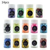 Colorful Shell Paper Sugar Nail Art Resin Mold