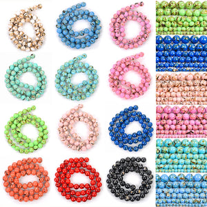 Colorful Shell Turquoise Stone Beads for Jewelry Making
