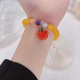 Colorful Agate Buckle Bracelets for Women