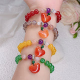 Colorful Agate Buckle Bracelets for Women