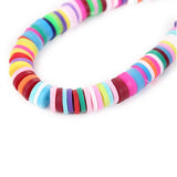 Colorful Soft Clay 4-8mm Beaded Thin Gasket Loose Beads