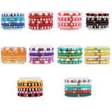 Soft Pottery Bracelet Set for Women Boho Beach Holiday