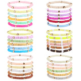 Bohemian Holiday Beach Soft Pottery Bracelet Set for Women