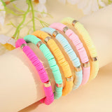 Bohemian Holiday Beach Soft Pottery Bracelet Set for Women