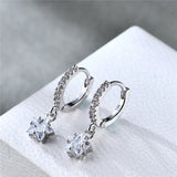 Colorful Star Earrings Ins Style Women Ear Stud Golden Hanging Earing