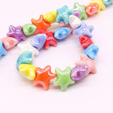 Colorful Starfish Ceramic Beads For Jewelry Making Necklace Bracelet