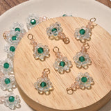 Colorful Crystal Glass Flower Beads for Jewelry Making