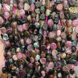 Colorful Tourmaline Beads Natural Loose Stone Irregular Gravel DIY