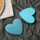 Velvet Winter Style Heart Patch Sticker 50pcs