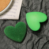 Velvet Winter Style Heart Patch Sticker 50pcs