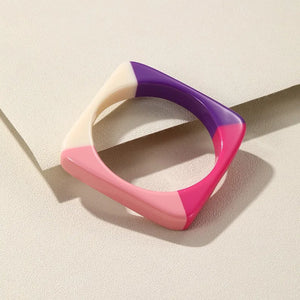 Colorful Wide Cuff Bangle Bracelets for Women Girls