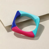 Colorful Wide Cuff Bangle Bracelets for Women Girls