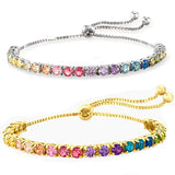 Colorful Zircon Bracelet Full Diamond Crystal Bracelet For Women