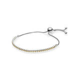 Colorful Zirconia Diamond Tennis Bracelet 925 Silver Pink