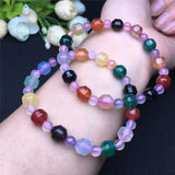 Colorful Agate Chakra Crystal Bracelet Healing