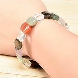 Colorful Transparent Diamond Seven-Colorful Stone Bracelet