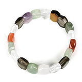 Colorful Transparent Diamond Seven-Colorful Stone Bracelet