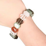 Colorful Transparent Diamond Seven-Colorful Stone Bracelet
