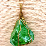 Colorful Stone Pendant Crystal Stone 2pcs