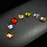 Colorful Radiant Cut Stones 8X8mm for Jewelry