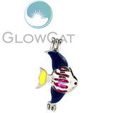 Fish Bead Cage Oil Diffuser Pearl Locket Pendant KK1047
