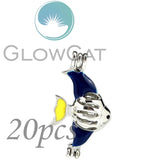 Fish Bead Cage Oil Diffuser Pearl Locket Pendant KK1047