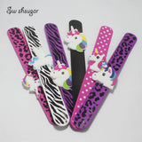 Children Unicorn Wristband Wrap Slap Bracelet Animal Enfant Bangle