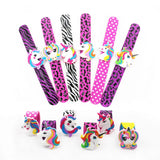 Children Unicorn Wristband Wrap Slap Bracelet Animal Enfant Bangle