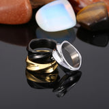 Men's Geometric Stainless Steel Ring Street Accessories