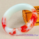 Natural Chinese Jadeite Bangle Bracelet Charm Amulet Carved