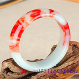 Natural Chinese Jadeite Bangle Bracelet Charm Amulet Carved