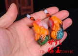 Jade Money Pixiu Pendant Necklace Natural Jewelry Carved Amulet Jadeite