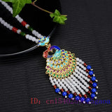 Jade Peacock Necklace Chalcedony Stone Chinese Gift Pendant