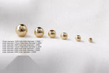 Colour Preserving Beads 14K Small Beads DIY Jewelry Materials 50pcs