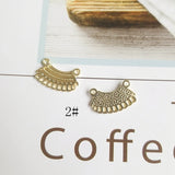 Colour-Retaining Alloy Bird Leaf Pendant Earrings Material