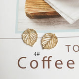 Colour-Retaining Alloy Bird Leaf Pendant Earrings Material