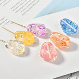 Transparent Resin Shell Fragments Pendant DIY Earrings Accessories