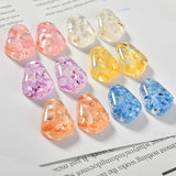 Transparent Resin Shell Fragments Pendant DIY Earrings Accessories
