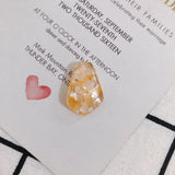Transparent Resin Shell Fragments Pendant DIY Earrings Accessories