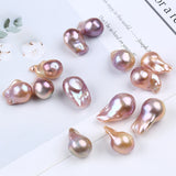 Baroque Pearl Natural Pink Purple Loose Bead Pearl